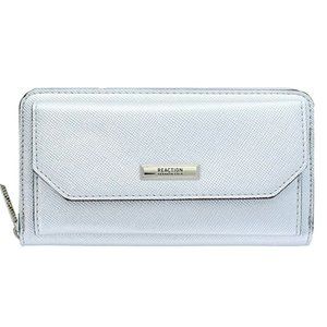 NEW Kenneth Cole Women's Nicole Wallet Silver